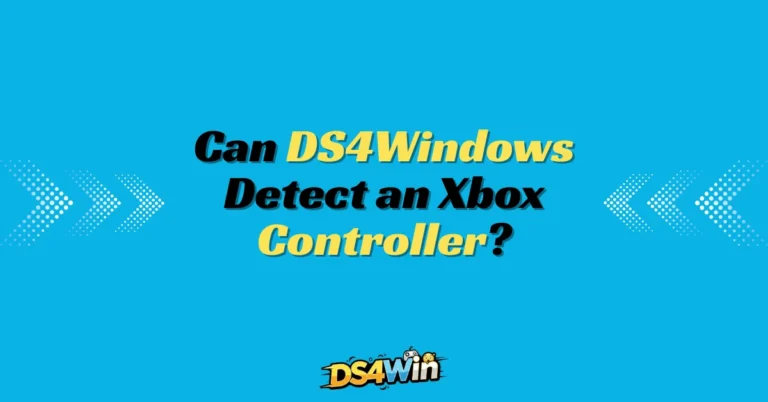 Can DS4Windows Detect an Xbox Controller